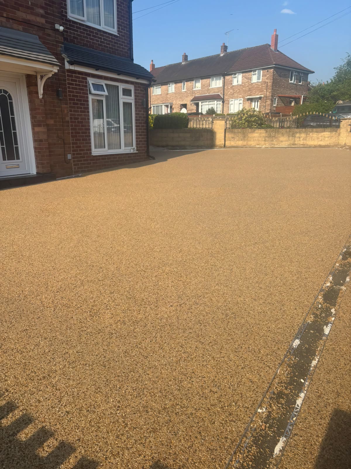 A completed resin-bound driveway by Yorkshire Resin Drives
